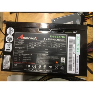 Amacrox free earth ax-550-gln 550w 550 watt công suất thực