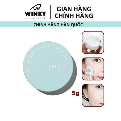 Phấn phủ dạng bột kiềm dầu Innisfree - No sebum