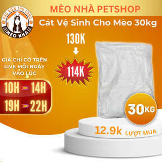 Cát vệ sinh cho mèo 30kg( bao xá ) không mùi tiết kiệm
