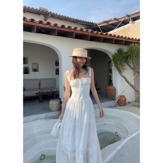 Pomelo dress - đầm linen lưng chun