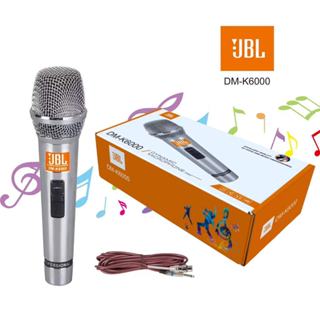 Mic Karaoke Có Dây JBL DM-K6000 . Micro Karaoke Kiểu Dáng Chắc Chắn, Cầm Đầm Tay, Độ Bền Cao. Bảo Hành 3 Tháng.