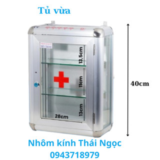 Tủ thuốc gia đình - Tủ y tế gia đình chất liệu nhôm kính
