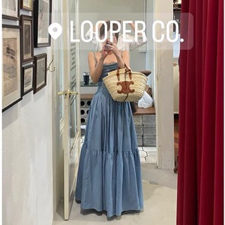 [ Bigsize 55-100kg] Set chân váy xoè rộng dáng maxi + áo 2 dây kèm mút ngực mặc đi biển, đi chơi