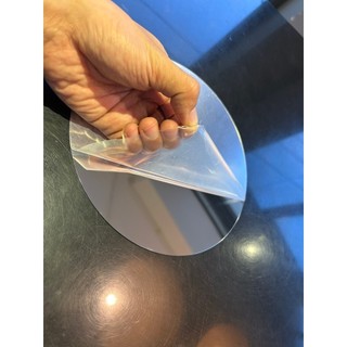 [Gương Mềm Tròn- Độ Dày 0.5mm -Size Tùy Chọn] Gương Mềm PET Acrylic Tự Dính Dán Lên Bàn Xoay Cải Tạo Thành Mặt Gương