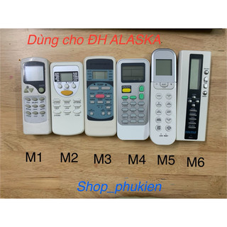 Remote máy lạnh ALASKA - Điều khiển điều hoà ALASKA ( mẫu tổng hợp)