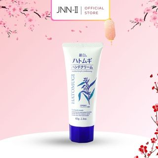 Kem dưỡng da tay Hatomugi Hand Cream dưỡng ẩm làm mềm da tay chiết xuất hạt ý dĩ Nhật Bản 65g | Jnn2.vn