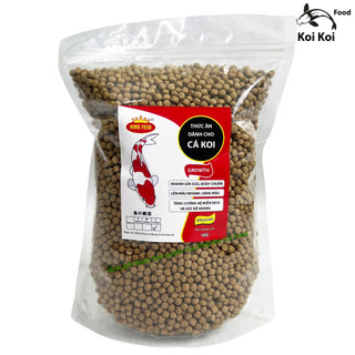 Cám cá koi king feed 42% đạm - thức ăn cho cá koi hàng chuẩn, cá mau lớn- tiêu hoá tốt