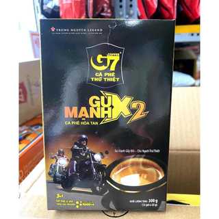 Cà phê hòa tan g7 gu mạnh x2 hộp 300g