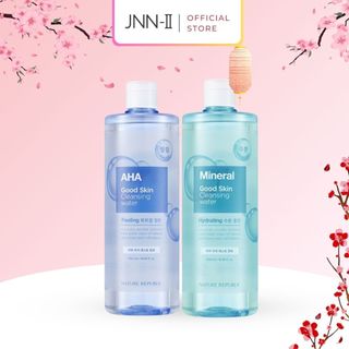 Nước tẩy trang Nature Republic Cleansing Water tẩy trang mắt môi trang điểm da dầu mụn da nhạy cảm da khô 500ml Jnn2.vn