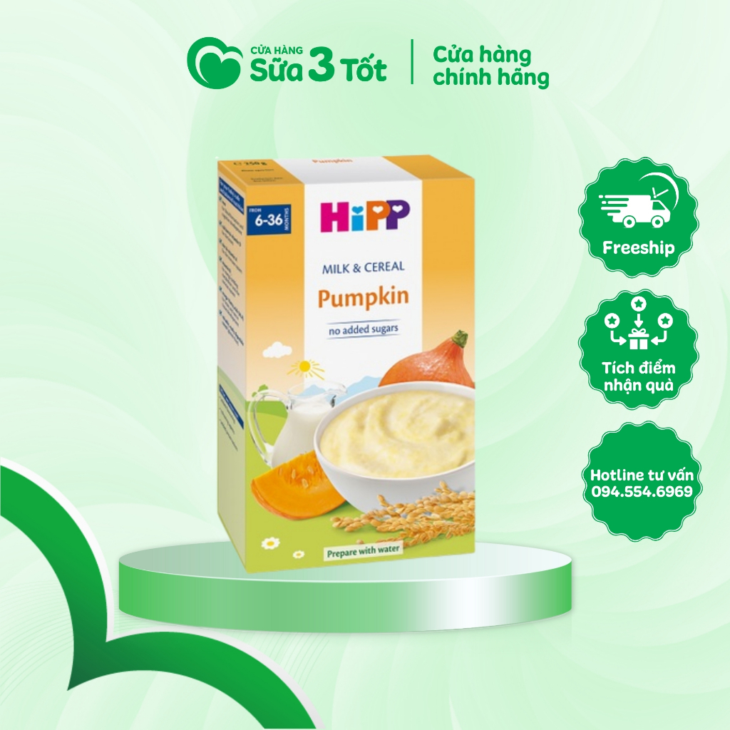 Bột Ăn Dặm Hipp - ( 6-36 Tháng) - Vị Rau Củ - Hộp 250G