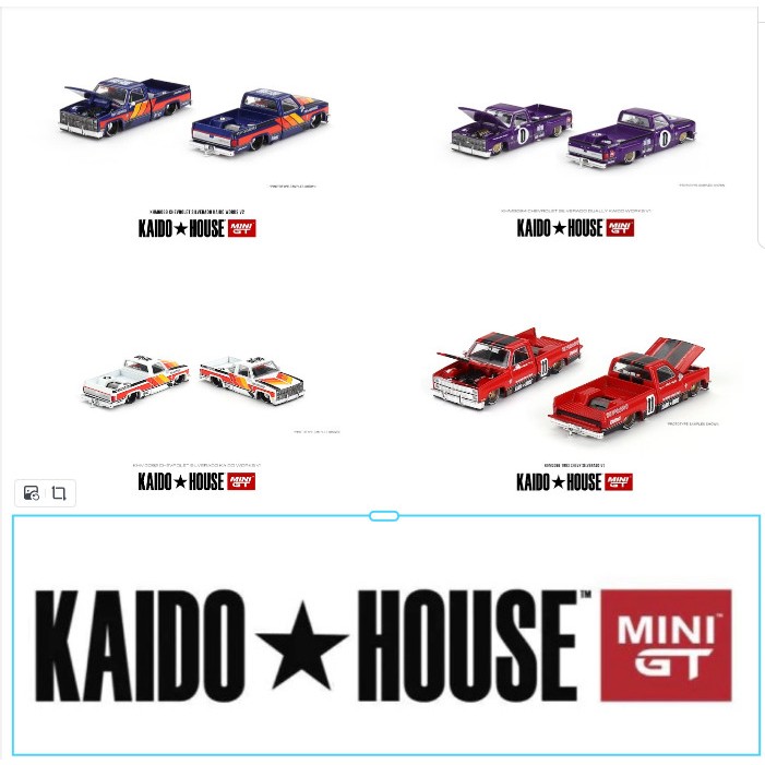Kaido House Chevrolet Silverado KAIDO WORKS nhiều mẫu -Xe mô hình tỷ lệ 1:64 Saigontoys