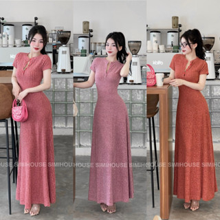 VÁY BODY LEN GÂN DÁNG XOÈ TAY NGẮN 2024