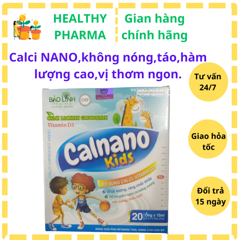 ALNANO Calci cho bé,giúp răng chắc khỏe,phát triển xương,chiều cao cho bé
