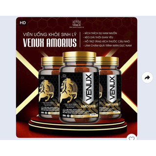 (NeW)VENUX AMORIUS VIÊN UỐNG DÀNH CHO PHÁI MẠNH BỔ THẬN TĂNG CƯỜNG SỨC MẠNH VÀ THỜI GIAN