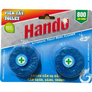 Vỉ 2 viên tẩy và làm thơm bồn cầu Hando TI43