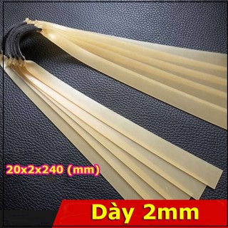 Dây ná cao su dày 2mm, thun ná cao su latex 2mm SIÊU DÀY sợi thun siêu bền
