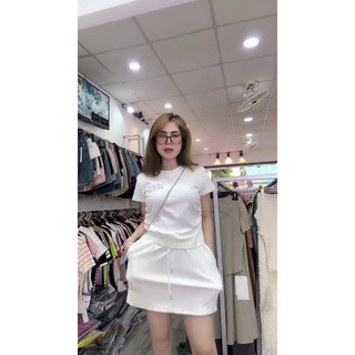 Set Váy Miu Miu Đính Đá SK16