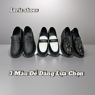 Penny Loafer Nam giá rẻ,giày da nam mũi tròn. Đế kếp 4cm khâu đế dành cho HSSV