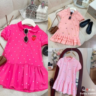 Váy polo đuôi cá bé gái 9-26kg
