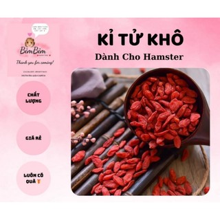 Kỉ tử sây khô cho hamster, kỷ tử ăn dặm dinh dưỡng cho thú nhỏ