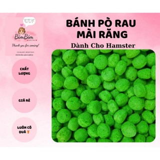 Bánh bò rau củ mài răng cho hamster