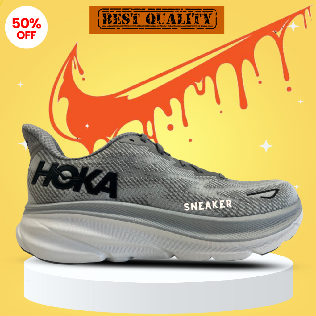 Giày Thể Thao Chạy Bộ HOKA UNISEX Đế Độn 3CM ,giày Thể Thao Nam Nữ Full Size Full Bill