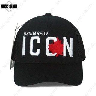 Mũ nón lưỡi trai DSQ2 ICON lá phong đỏ phối lưới - Nhật Quân Asia nhatquanasia