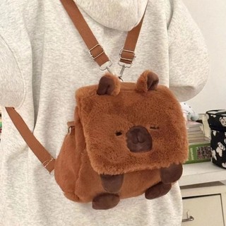Ba lô, túi đeo chéo capybara họa tiết hoạt hình
