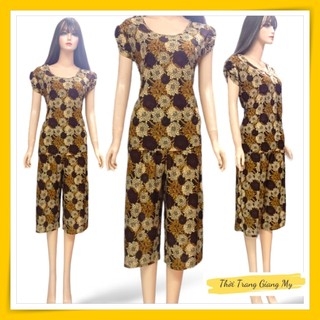 Đồ bộ thun lạnh trung niên quần dài và lửng đủ size - Đồ mặc đẹp ở nhà