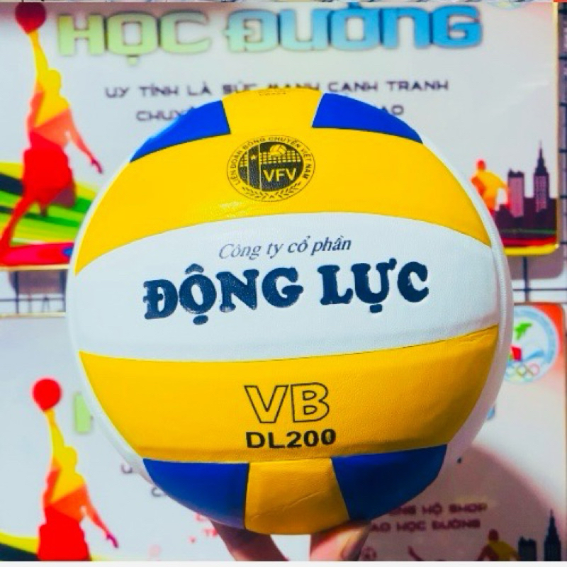 Bóng Chuyền Động Lực DL200 - Tặng Kim Bơm + Lưới Đựng Bóng