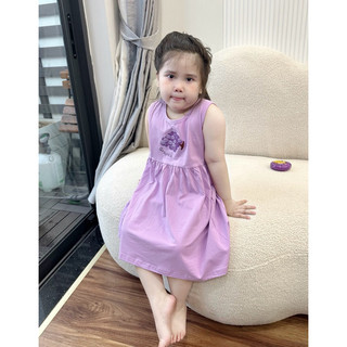 (9-27kg) Set 2 váy sát nách bé gái in hình quả