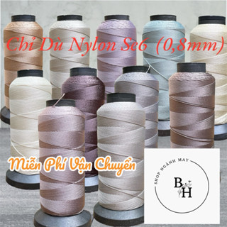 Chỉ Nylon Se6 (210d/6) may đồ da.
