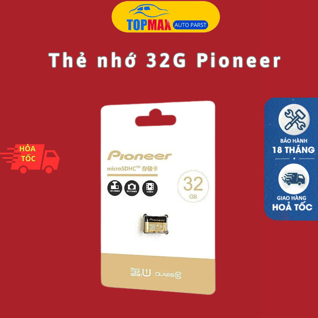Thẻ nhớ Micro SD Pioneer 32GB Speed 95Mb/s Class 10