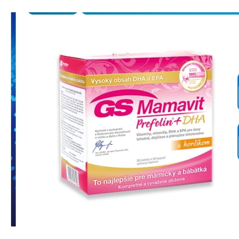 GS Mamavit Bổ sung vitamin,khoáng chất và DHA  tăng cường sức đề kháng.hỗ trợ tăng cường sức khỏe ch