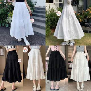 Chân váy dài midi thô cotton,đũi 4 kiểu sịn mịn mềm mát