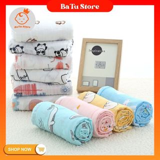  Khăn tắm sợi tre Aden cao cấp 2 lớp size 80x100cm dùng làm khăn tắm quấn bé sơ sinh nhiều màu sắc 