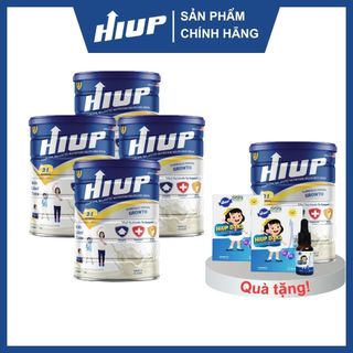 Sữa Bột Hiup Combo Mua 4 Tặng 1 Hiup Và 2 HiupD3K2 Sữa Bột Tăng Chiều Cao Cho Bé Từ 2 Đến 15 Tuổi HIUP Chính Hãng