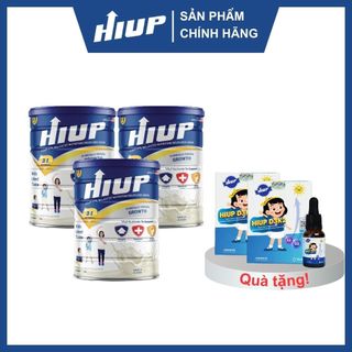 Sữa Bột Hiup Combo Mua 3 Sữa Hiup 650g Tặng 2 Hiup D3K2 Sữa Bột Tăng Chiều Cao Cho Bé Từ 2 Đến 15 Tuổi HIUP Chính Hãng
