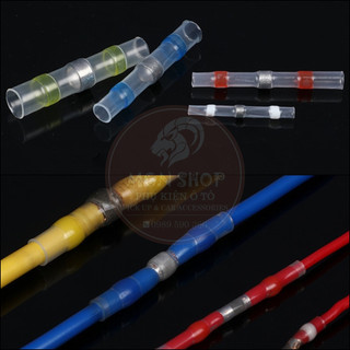 [Ống gen co nhiệt kèm vòng thiếc kết nối] [Cách điện] [Chống nước] [Chống nhiệt] [4 màu] tiện dụng