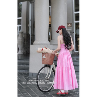 Đầm maxi yếm li eo siêu xinh