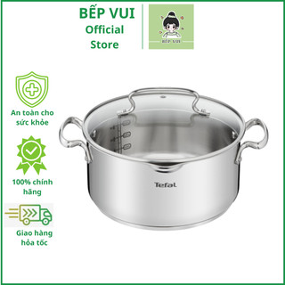 Tefal_nồi thép tefal duetto plus 24cm 4.9l