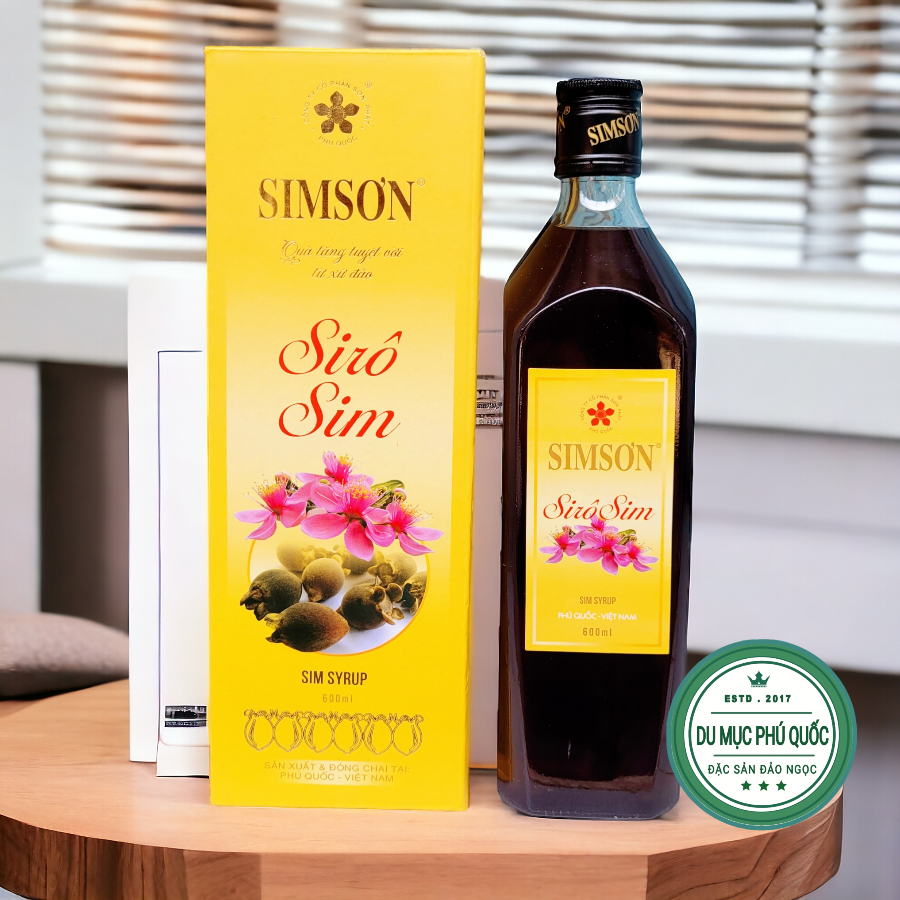 Siro Sim Phú Quốc - Sim Sơn chai 600ml