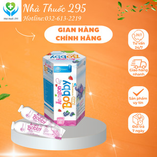 Siro Bobby Kid TW Hanopharco hỗ trợ tăng sức đề kháng hệ tiêu hóa giúp ăn ngon hộp 20 gói x 10ml