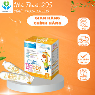 Canxi hữu cơ TW Hanopharco, bobby kid giúp xương và răng chắc khỏe, phát triển chiều cao cho bé hộp/20 gói