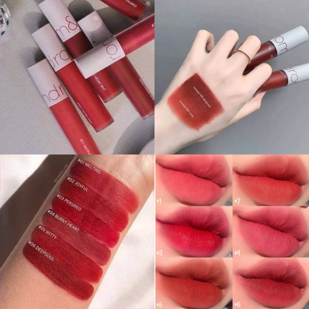 Son Kem Zero Velvet Tint, Son Zero 02, Zero 05, Zero 06, Zero 07