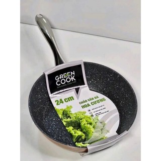 Chảo vân đá green cook,chảo chống dính sunhouse