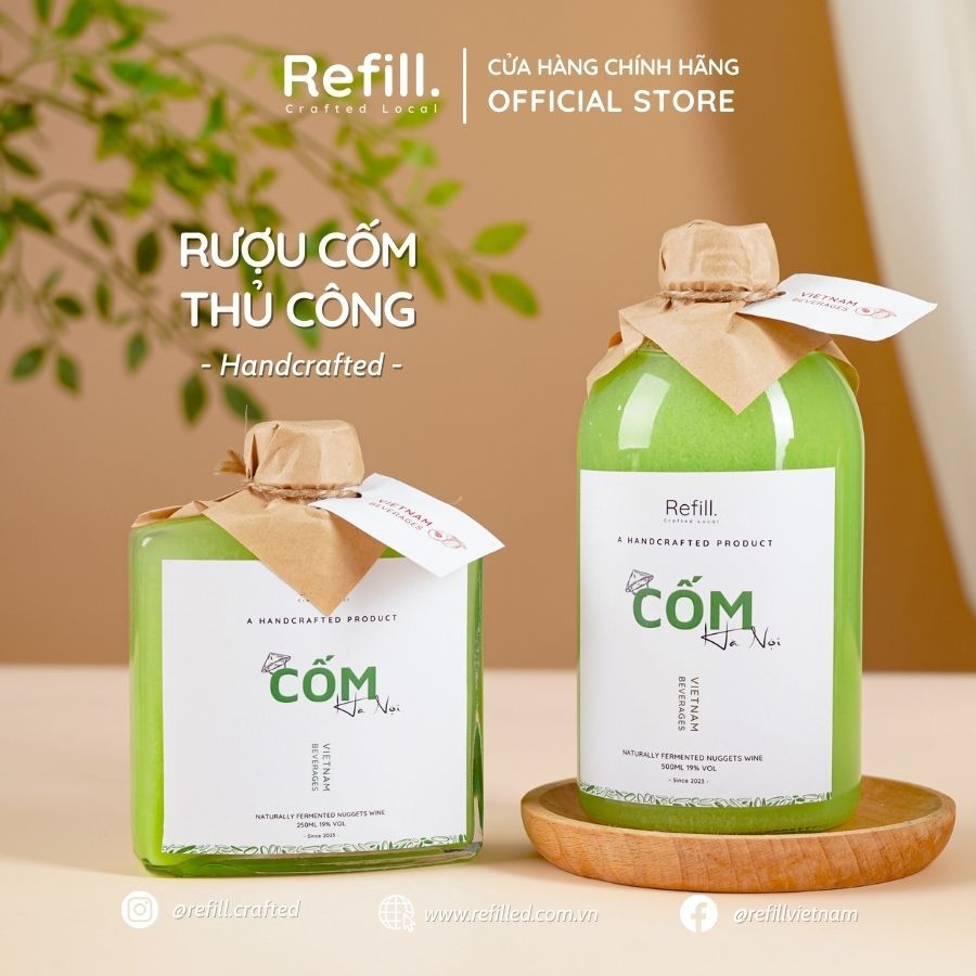 RƯỢU CỐM - Rượu Truyền Thống Lên Men Thủ Công Rượu Ngâm Nồng Độ Nhẹ 19%