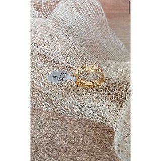 Nhẫn titan chạm khắc kiểu