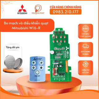 [rẻ nhất] Bộ mạch - điều khiển (đã có pin) quạt Mitsubishi W-16R.