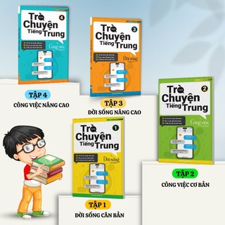 Sách trò chuyện tiếng trung tập 1+2+3+4